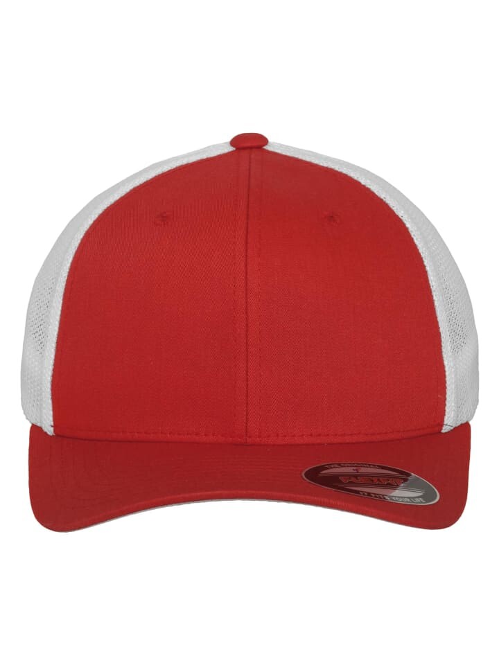 

Бейсболка Flexfit Trucker, цвет red/wht
