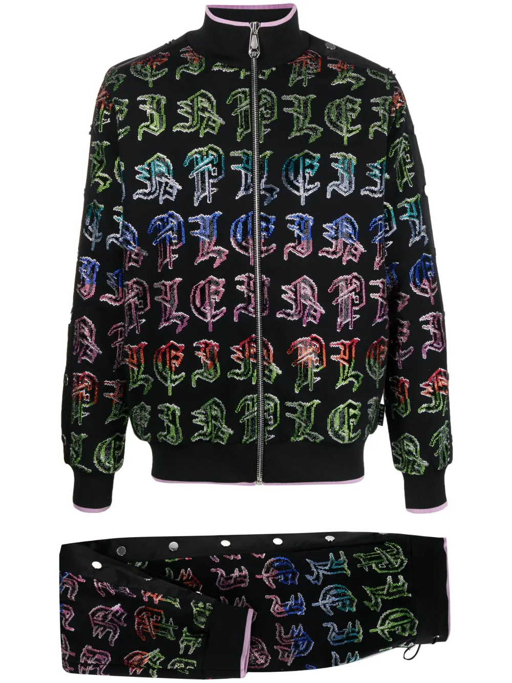 

Спортивный костюм с логотипом Philipp Plein, черный