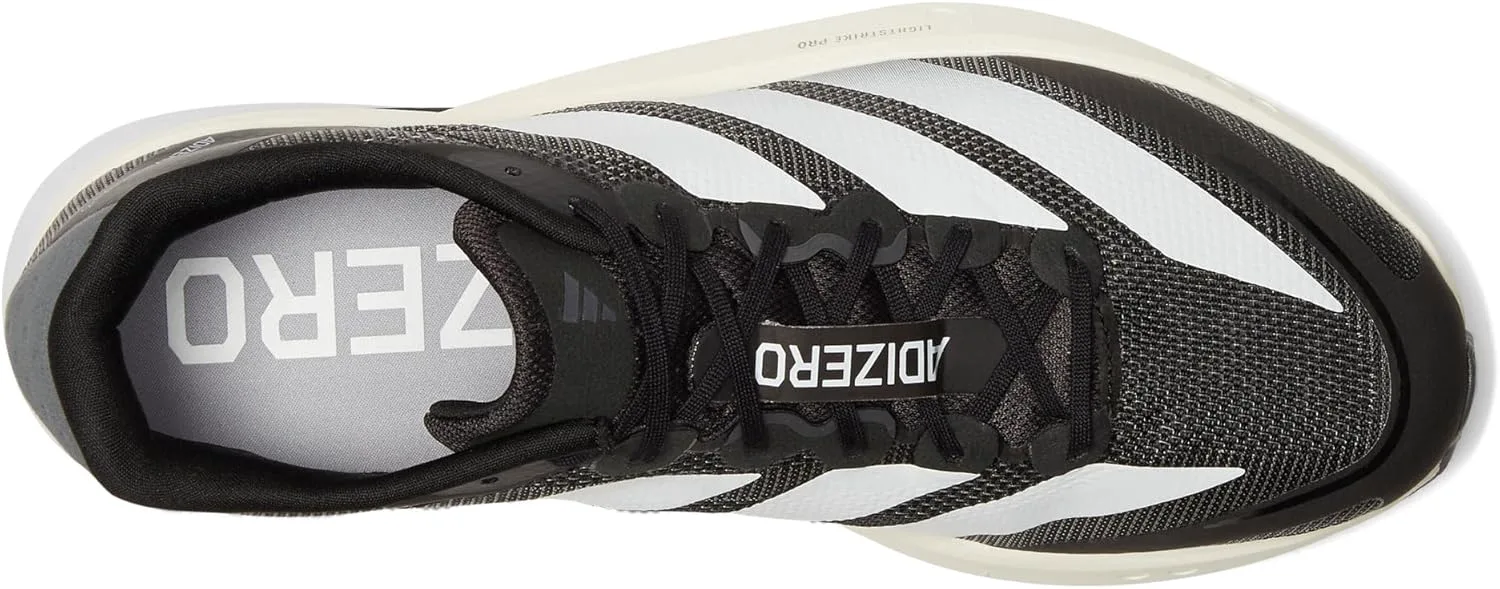 Мужские кроссовки Adidas Adizero Boston 13, черный/белый/серый — фото 2