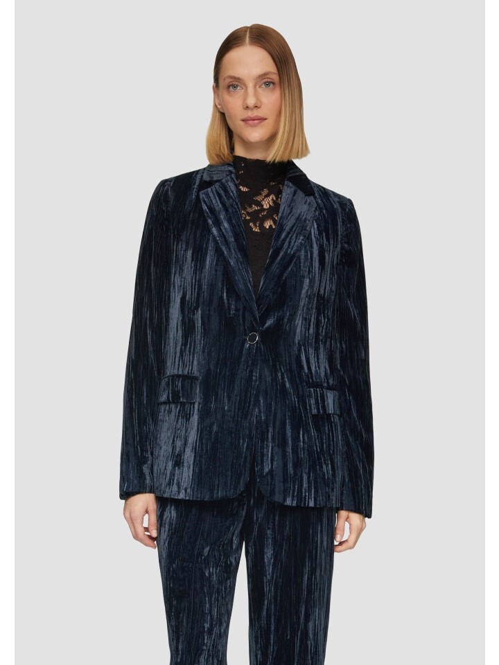 

Блейзер s.Oliver BLACK LABEL Indoor-Blazer langarm, синий