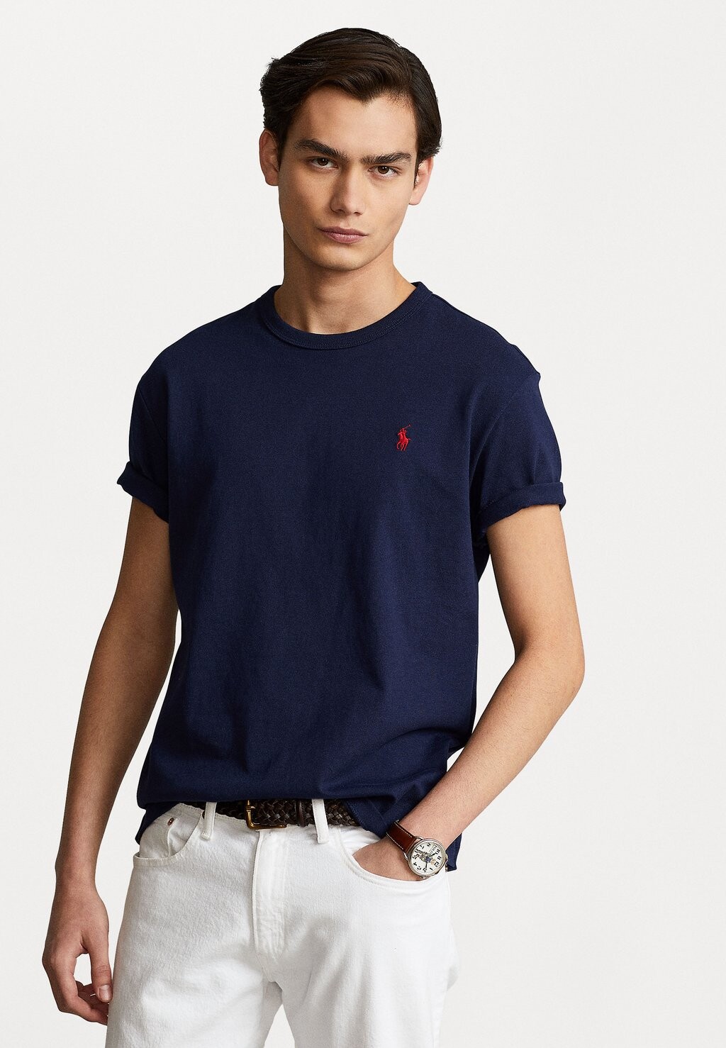 

Базовая футболка Short Sleeve Polo Ralph Lauren, цвет newport navy