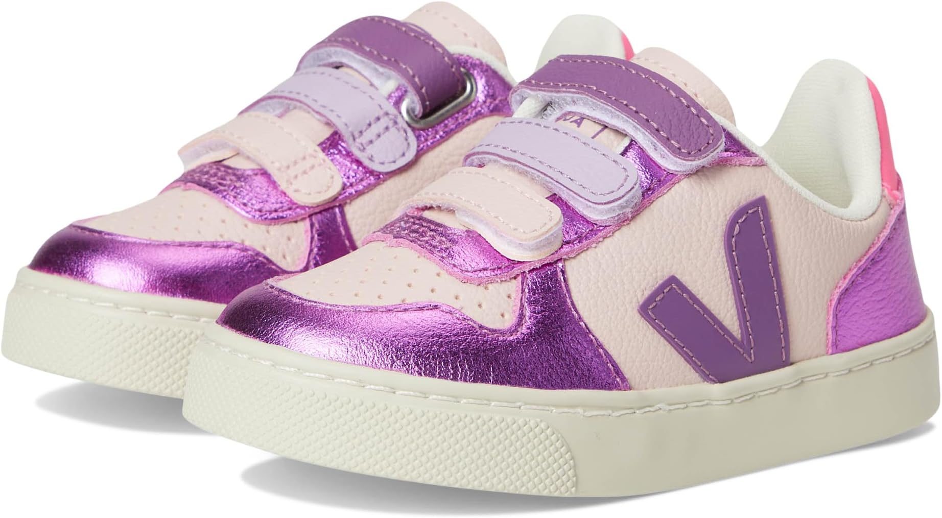 

Кроссовки VEJA Kids Small V-10 Chromefree, Petale/Multico Cosmos