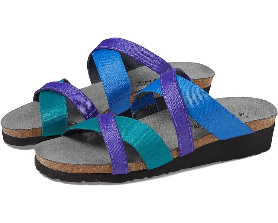 

Туфли Naot Roxana, цвет Aqua Stretch/Royal Blue Stretch/Gloss Purple Stretch