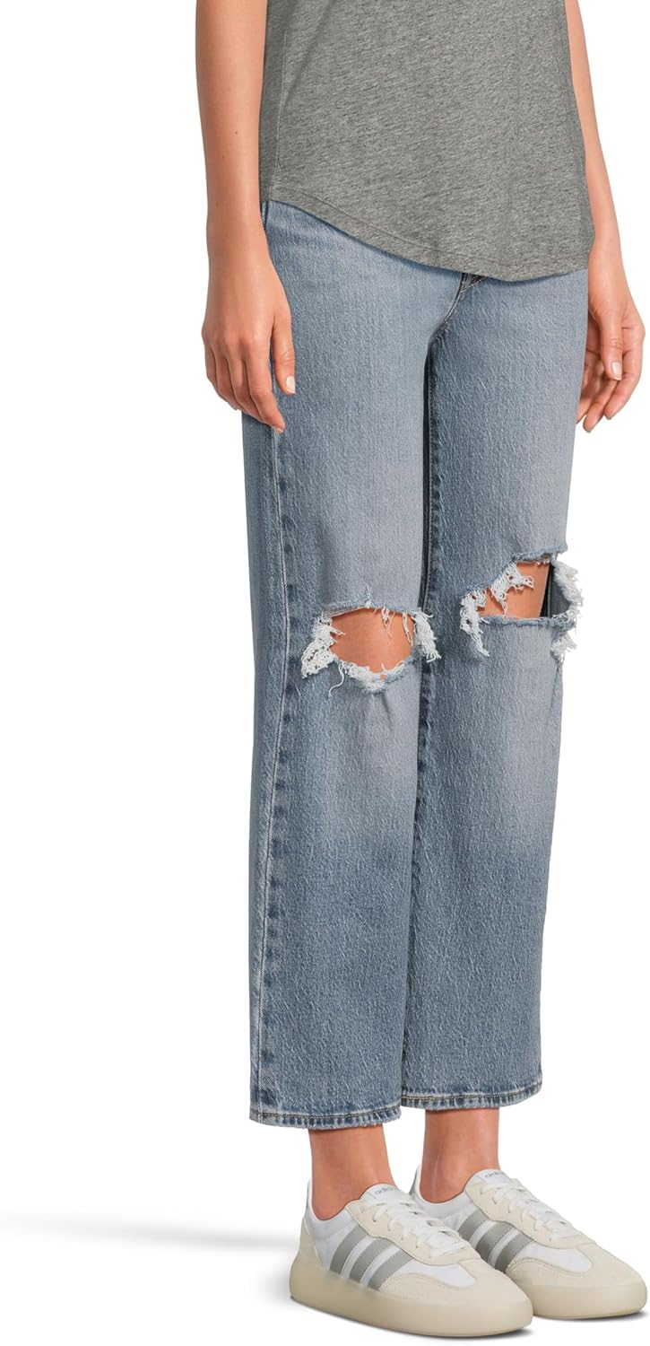 Женские джинсы Levi's Ribcage Straight Ankle, Queen Mother — фото 2