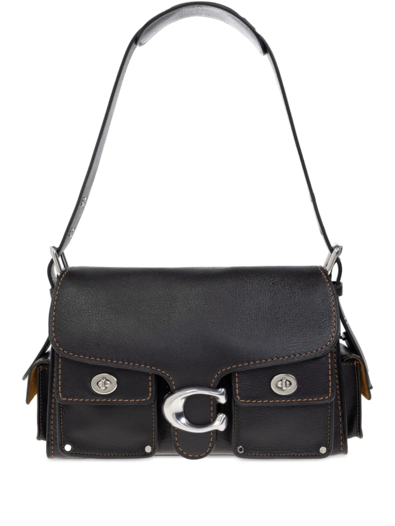 

Coach сумка на плечо Cargo Turnlock Soft Tabby, черный