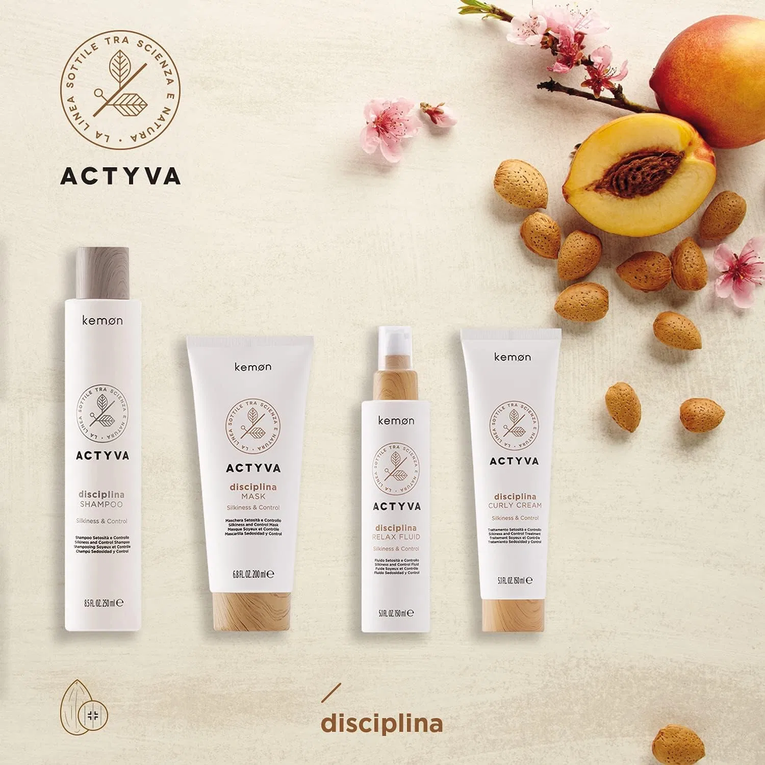Шампунь Kemon Actyva Disciplina для вьющихся волос Actyva — фото 4