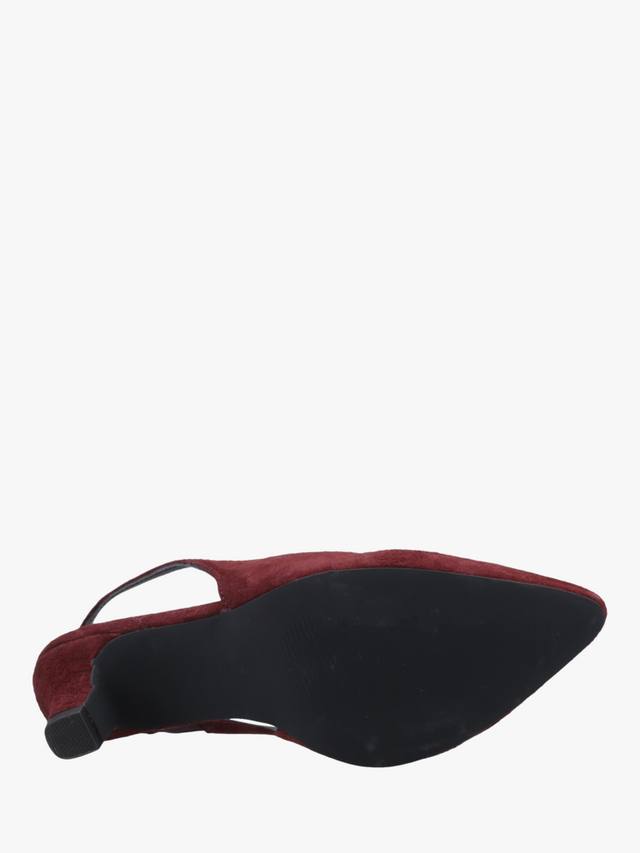 Nahla Slingback туфли-лодочки из замши Hush Puppies, Wine — фото 4