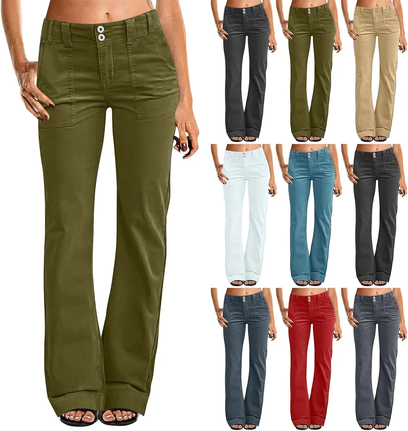 

Женские джинсы twill прямые на пуговицах с низкой посадкой SdGgsgv