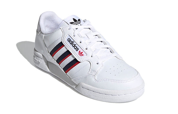Кроссовки оригинальные континентальные 80 полос j Adidas, белый — фото 3