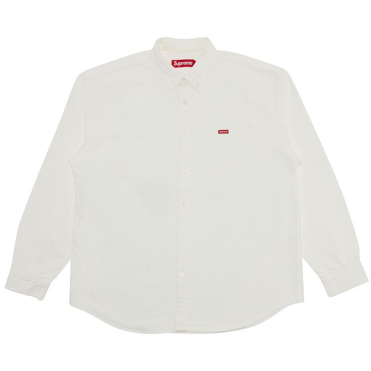 

Рубашка Supreme Small Box Denim Shirt, White