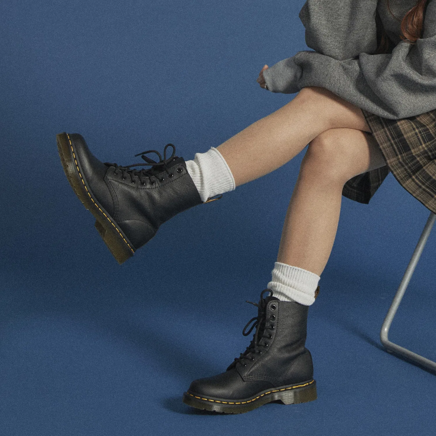 Мужские ботинки 1460 Virginia чёрные от Dr.Martens — фото 2