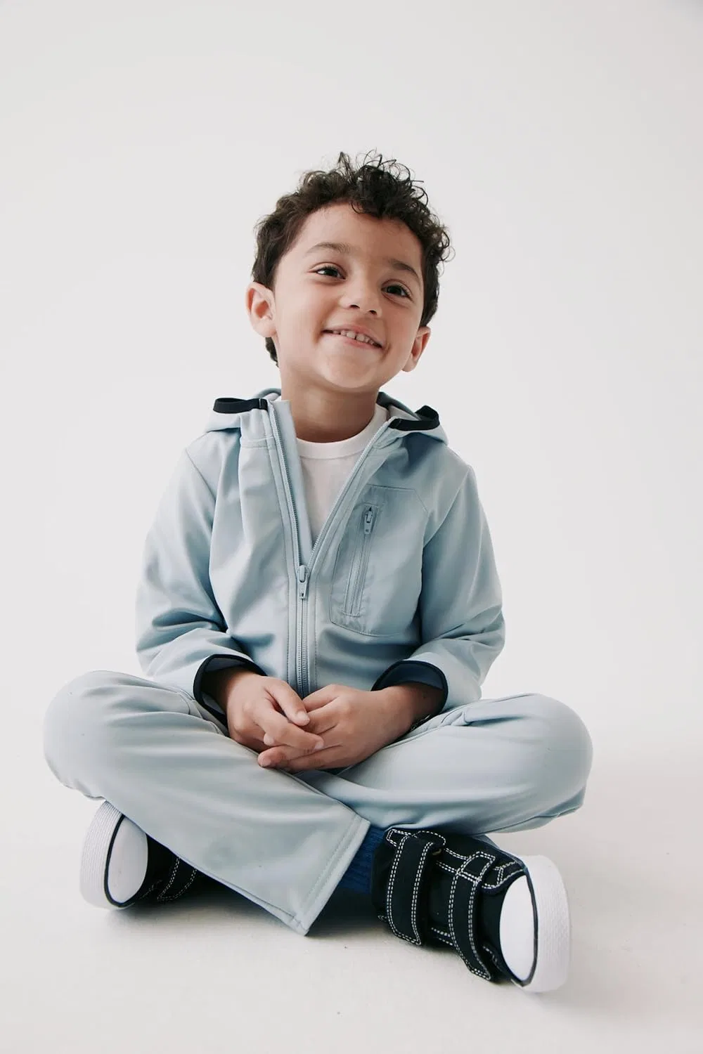 Детские спортивные брюки The Children's Place Soft Tech Pull on Jogger Pants, Smokey Blue — фото 2