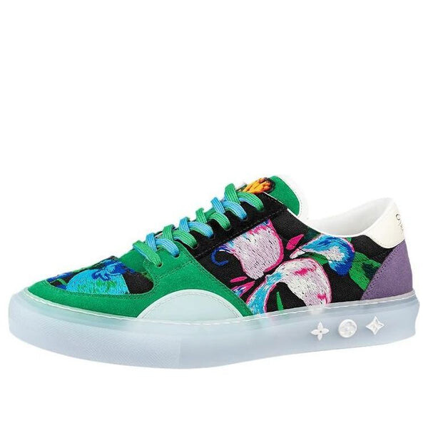 

Кроссовки ollie sneakers 'green paint style' Louis Vuitton, зеленый
