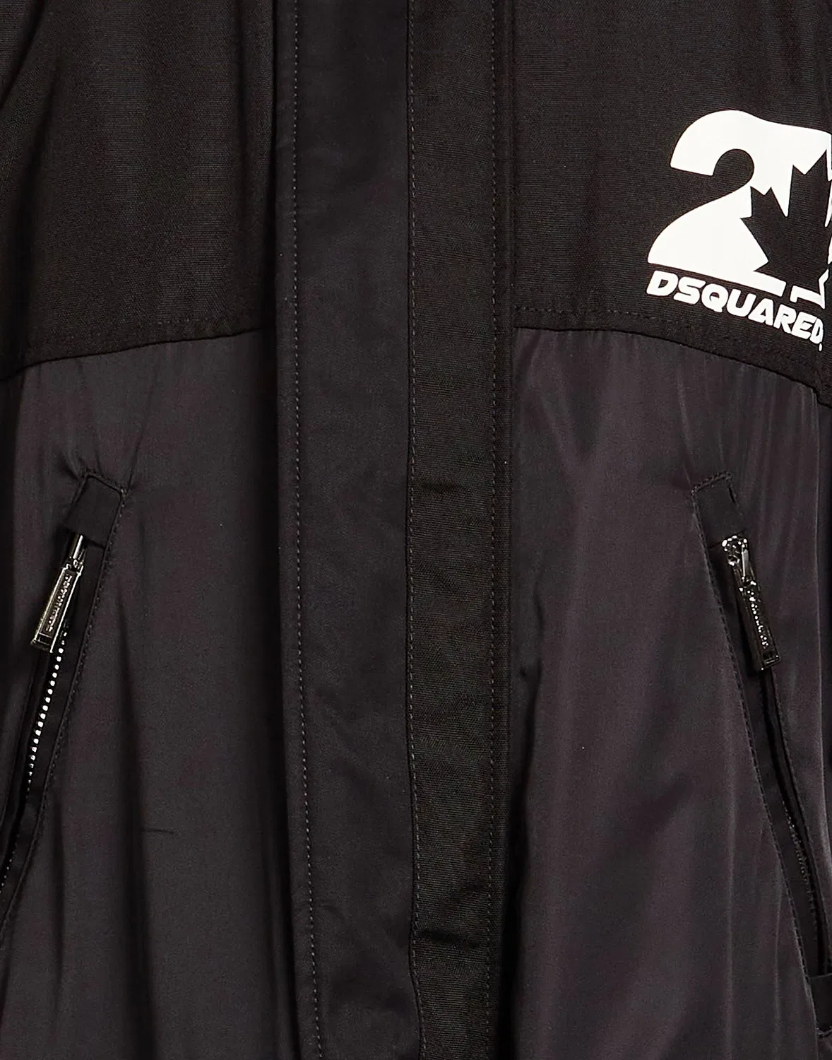 Пальто парка DSQUARED2 черное — фото 4
