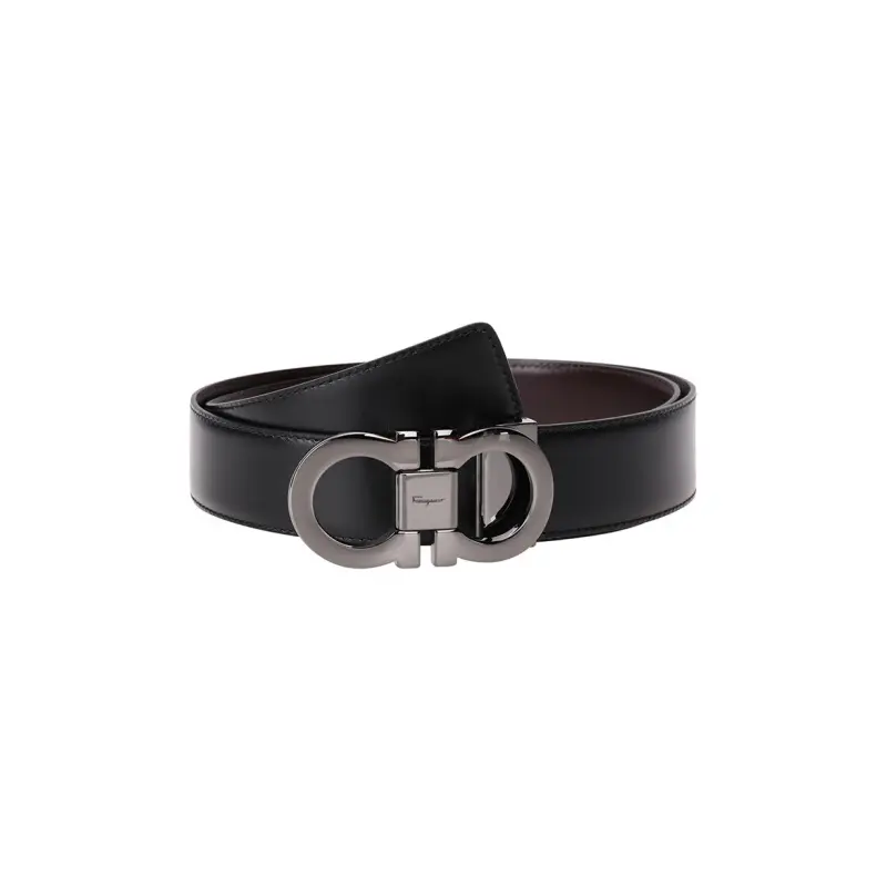 

Ferragamo Реверсивный ремень Gancini, Black