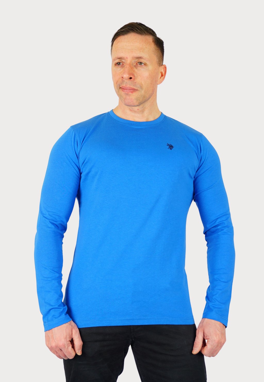 

Лонгслив U.S. Polo Assn., синий