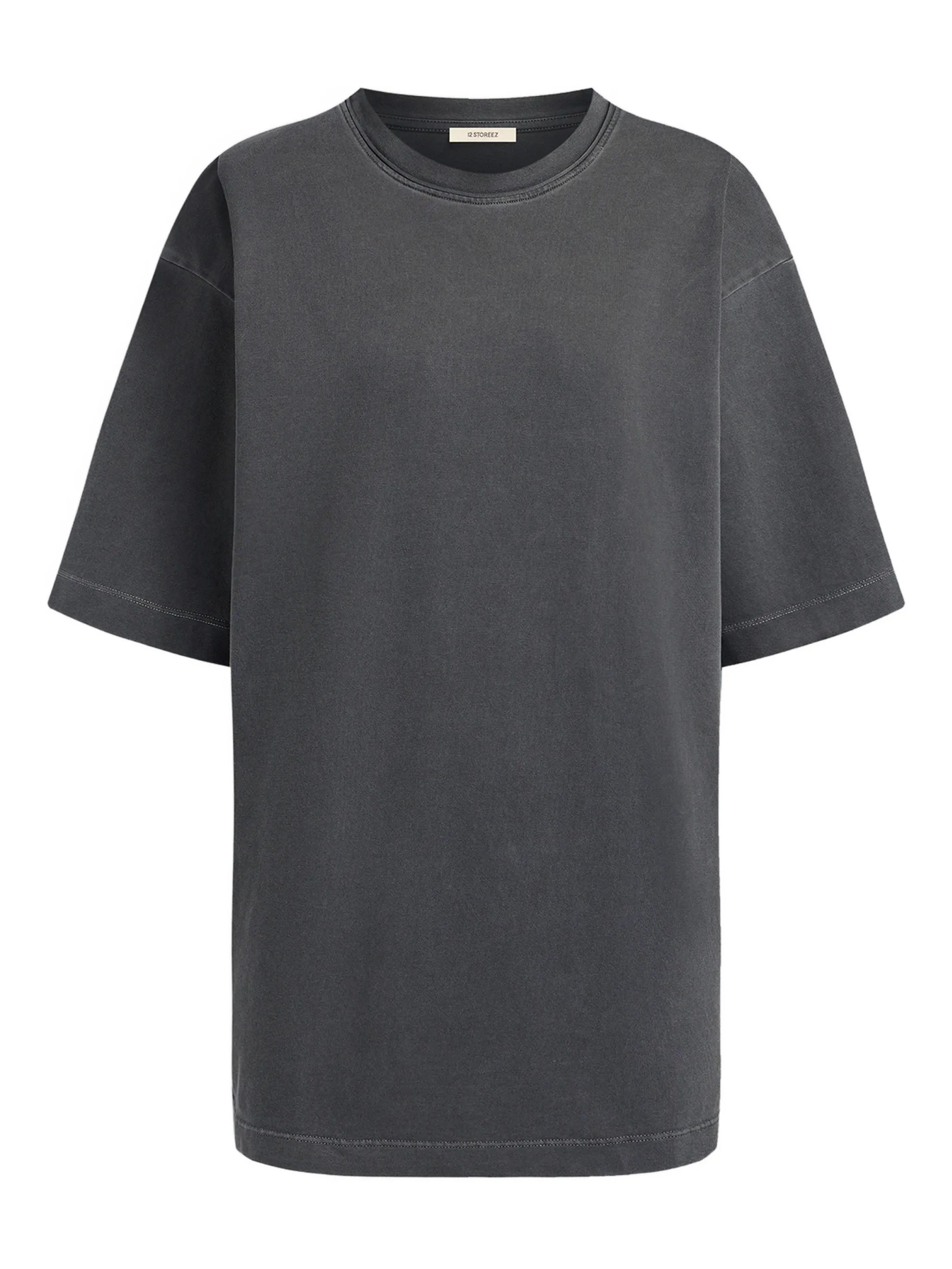 

Футболка с круглым вырезом 12 Storeez, серый