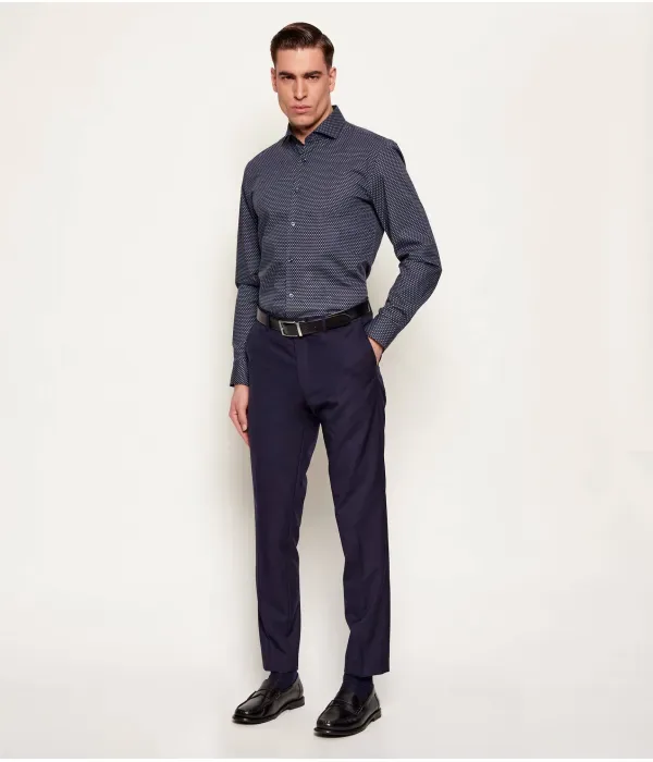 Рубашка H-HANK-SP-C1-261 slim fit Boss, темно-синий — фото 2