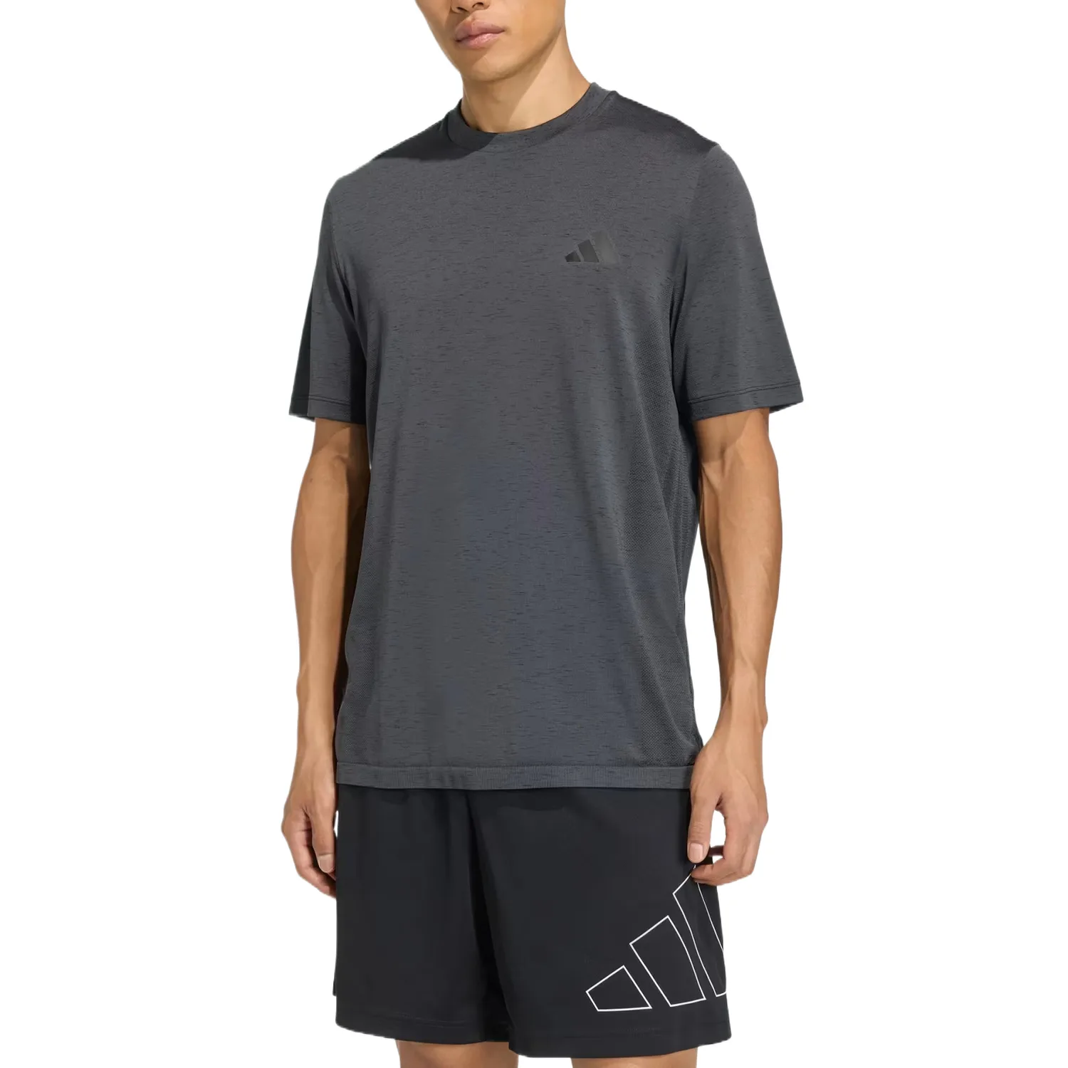 Футболка мужская Essentials Adidas, Black Mixed Color — фото 3