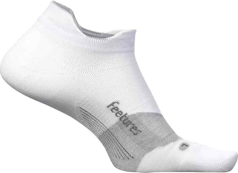 

Feetures! Ультралегкие носки Elite No Show Tab, белый