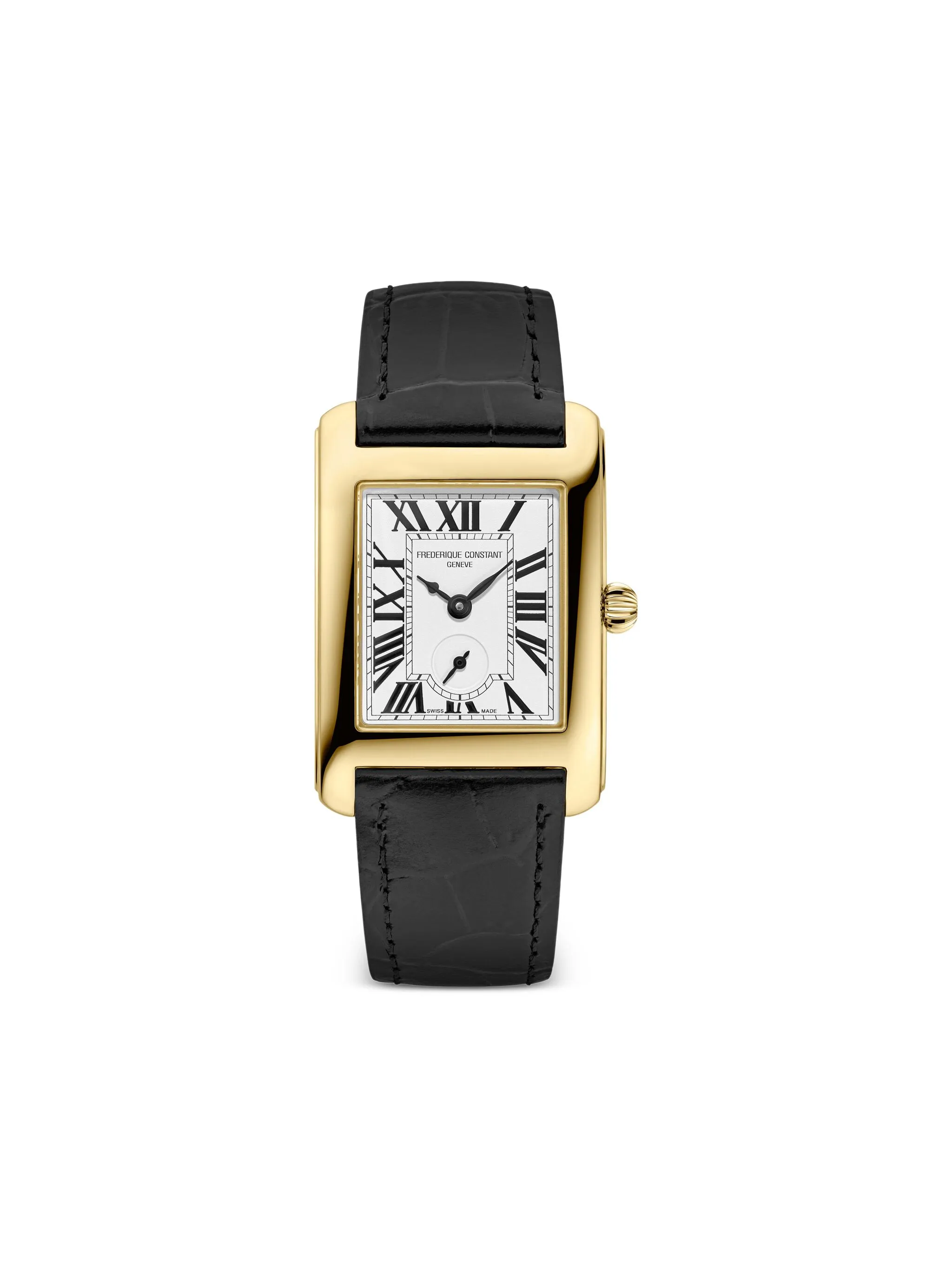 

Наручные часы Carree Small Seconds 36 мм Frederique Constant, белый