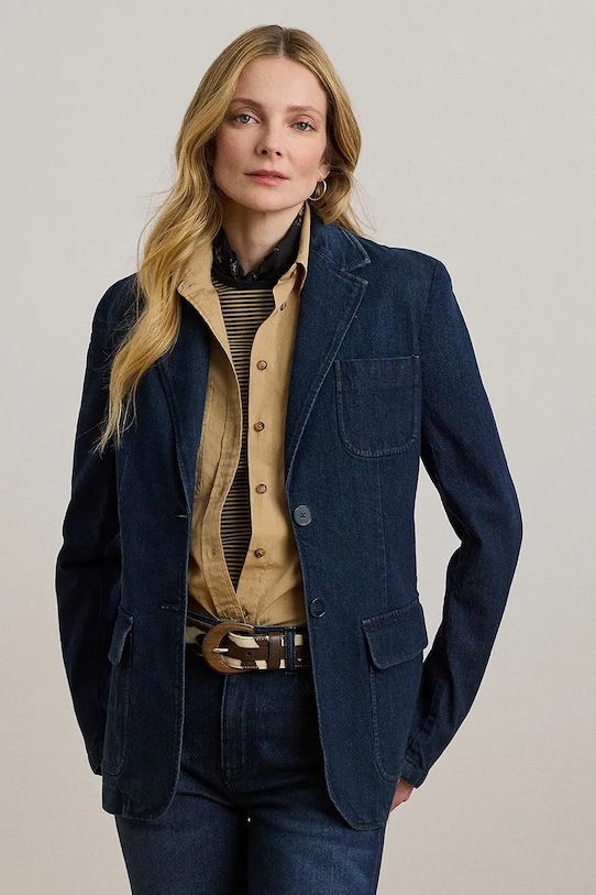 

Женский жакет Lauren Ralph Lauren, темно-синий