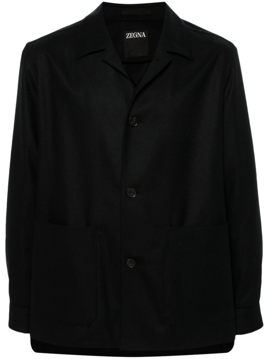 

Zegna шерстяной пиджак, черный