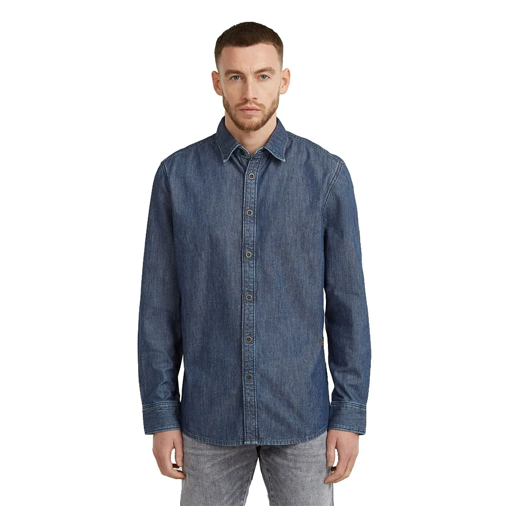 

Рубашка G-Star Clean Slim Fit, синий