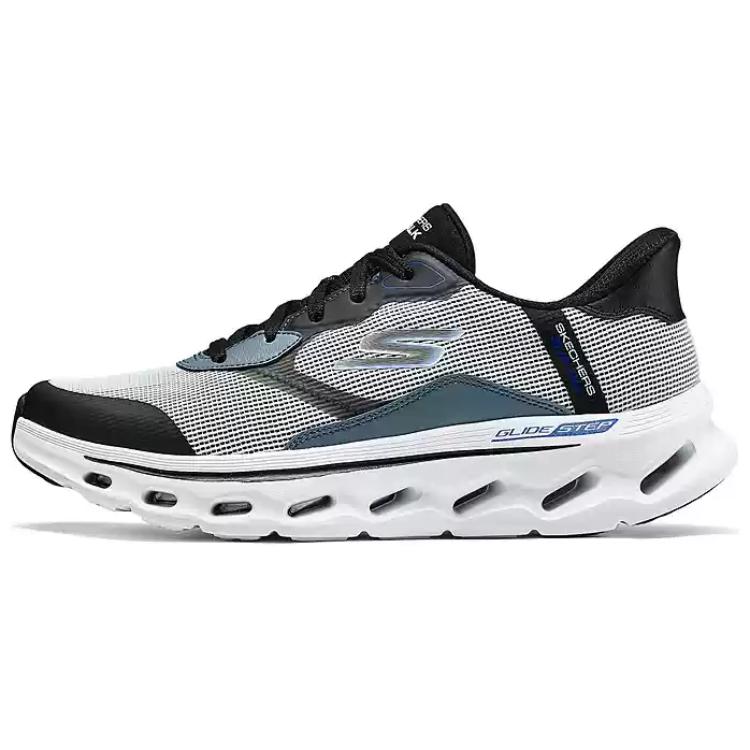 

Skechers Мужские повседневные кроссовки GO WALK с низким верхом, белые, черные