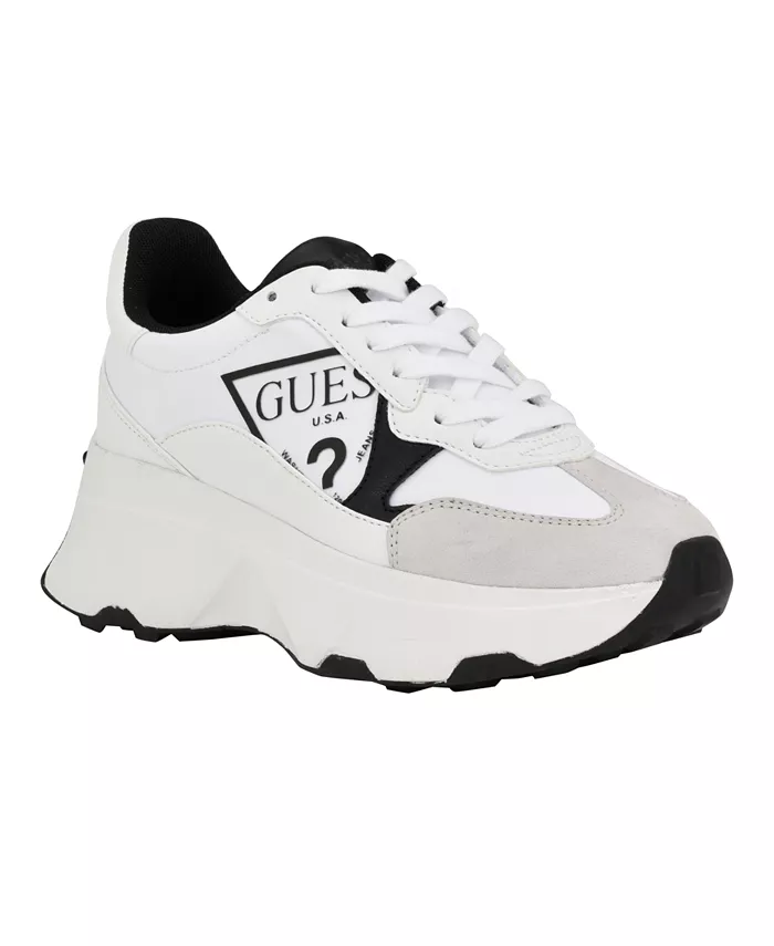 Женские модные кроссовки Calebb на массивной платформе GUESS, мультиколор
