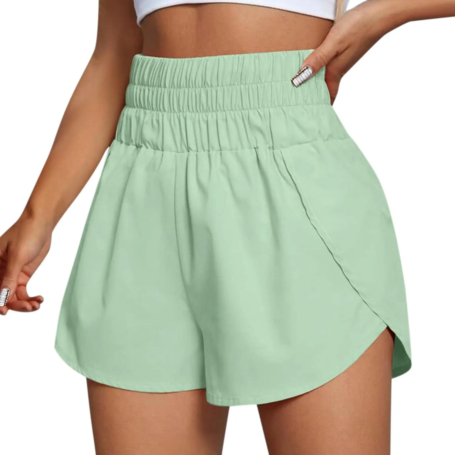 

Летние шорты для женщин с эластичным поясом