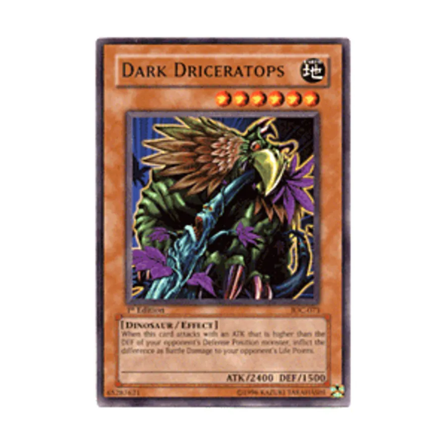 

CCG Темный Дрицератопс (Редкий), Yu-Gi-Oh - Invasion of Chaos - Singles