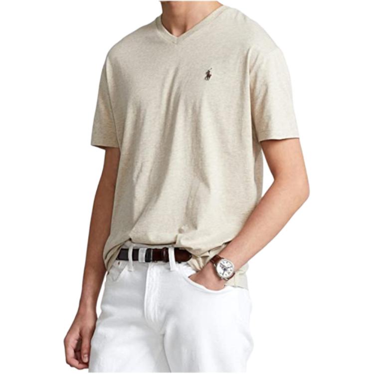 Футболка мужская sand Polo Ralph Lauren, Sand — фото 3