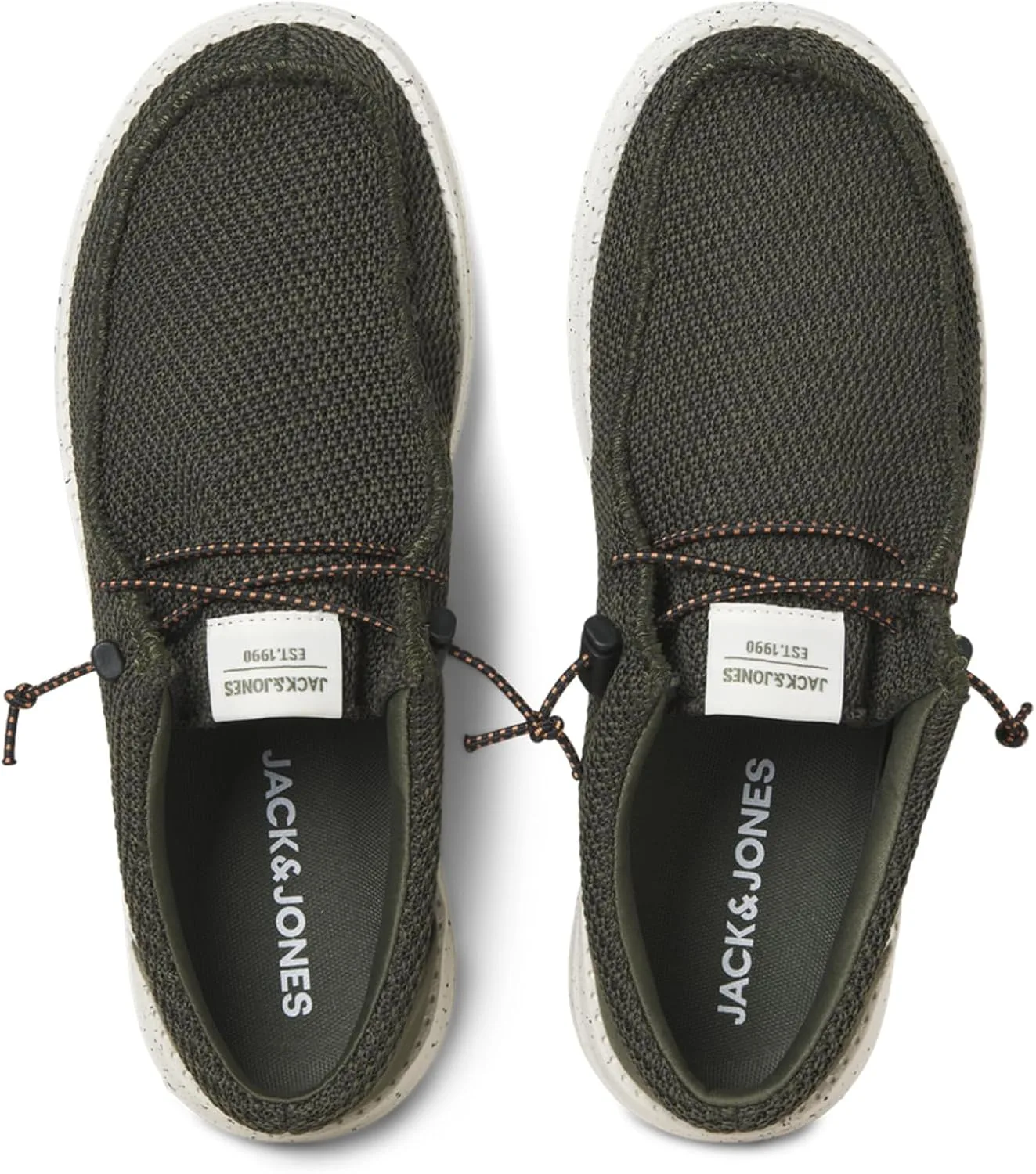 Мужские сетчатые лоферы JACK & JONES Jfwtaffy, оливковый — фото 2