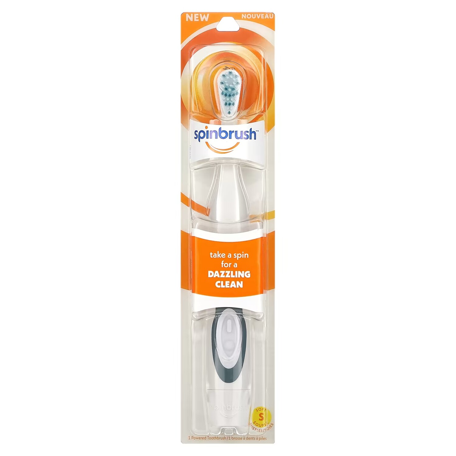 

Зубная щетка Spinbrush Dazzling Clean Power Soft