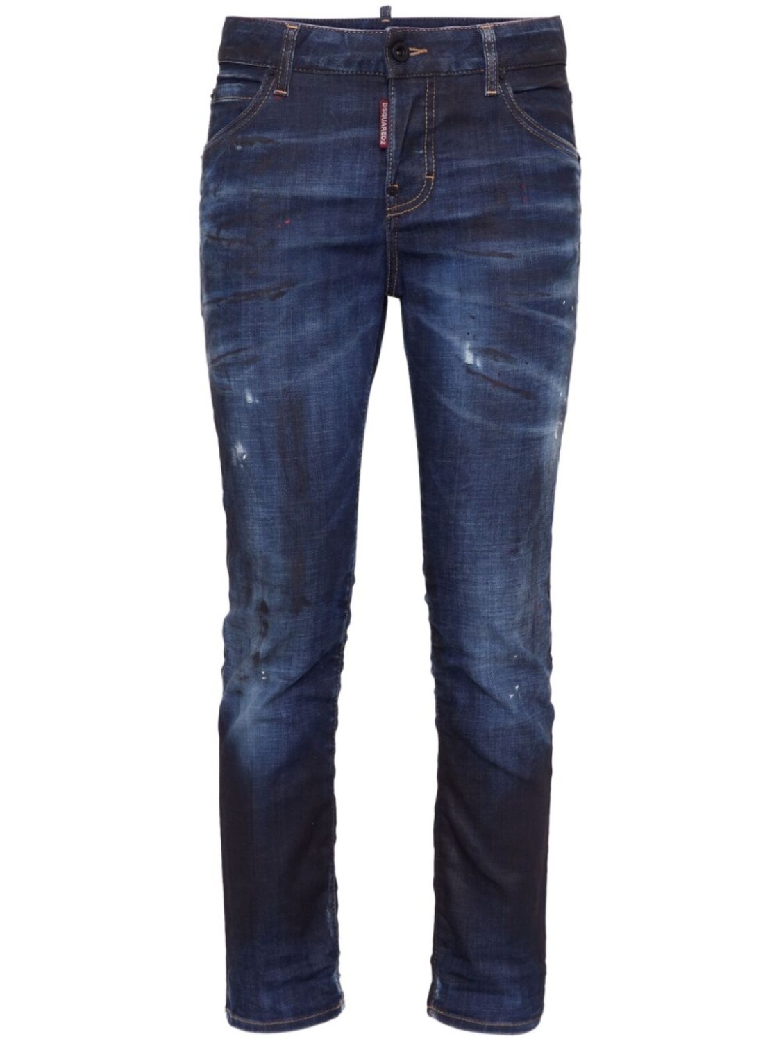 

DSQUARED2 узкие джинсы с заниженной талией, синий
