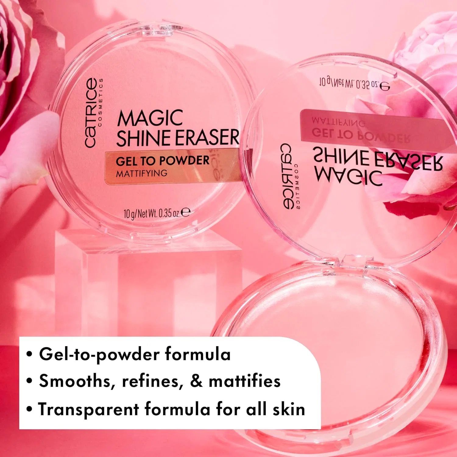 Гель для умывания Catrice — Гель-пудра Magic Shine Eraser Gel To Powder, № , прозрачная, . , 010 Camera Ready — фото 3