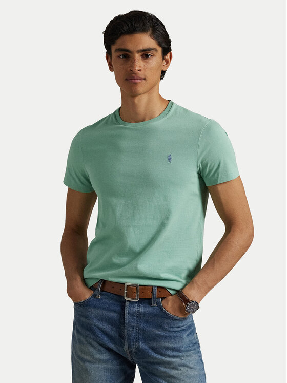 

Облегающая футболка 710671438415 Polo Ralph Lauren, зеленый