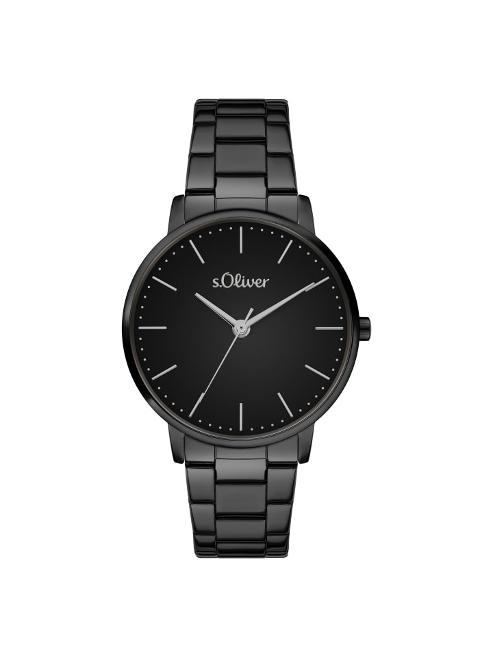 

s.Oliver Современные и вневременные наручные часы черного цвета