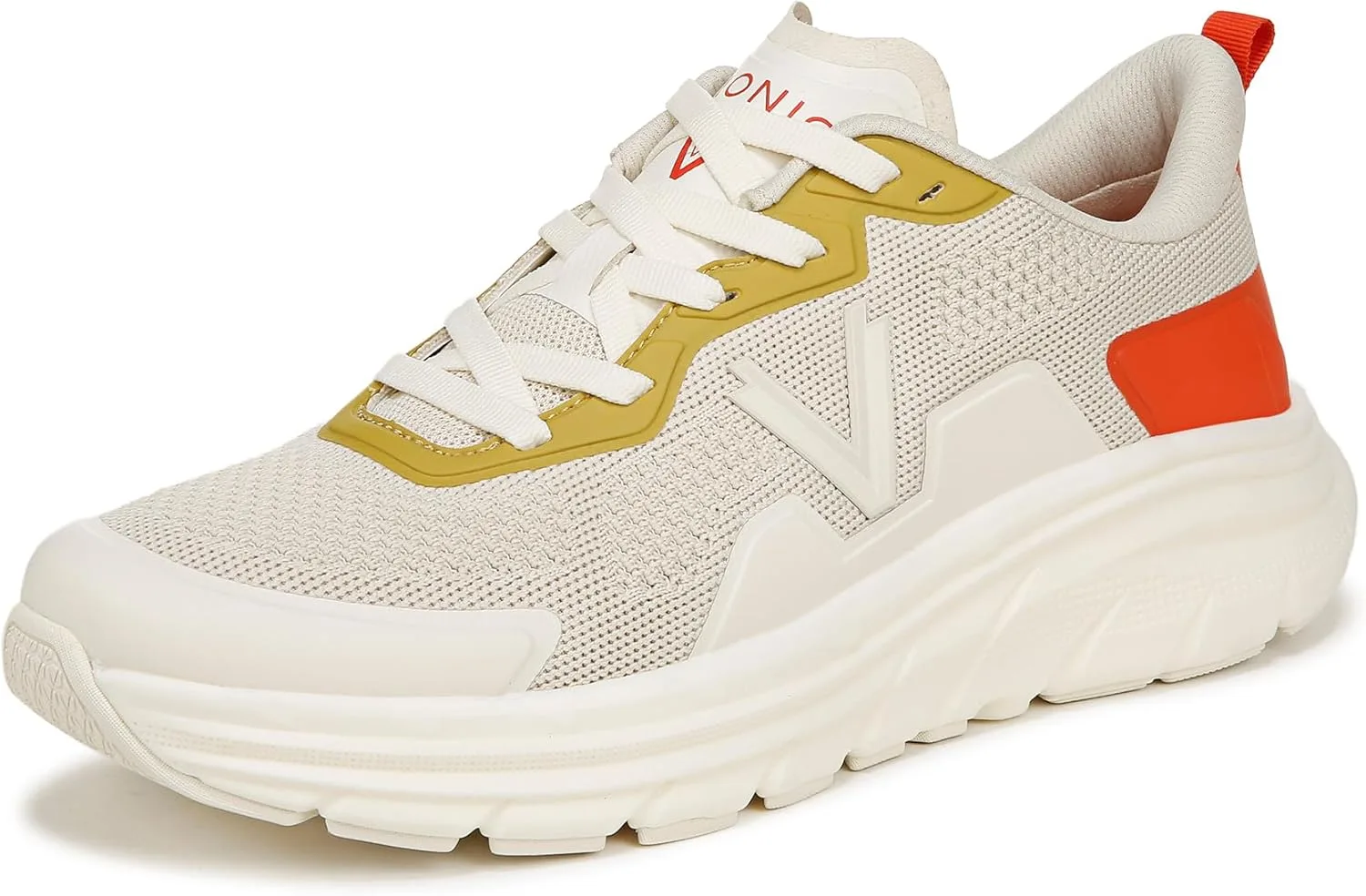 Мужские кроссовки Vionic Walk Max со шнуровкой, кремовый