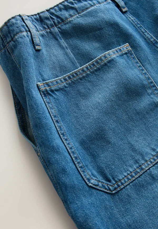Стандартный крой, широкие штанины Next, Mid Blue Denim — фото 3