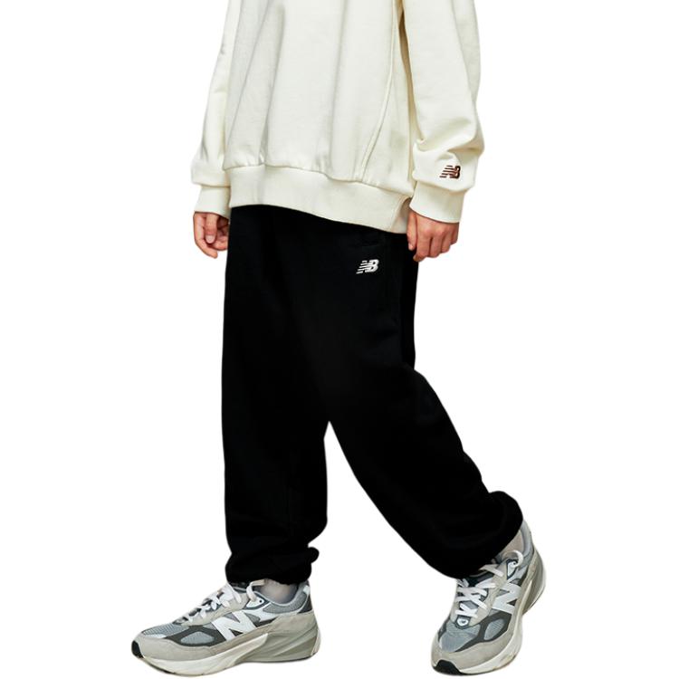 Детские вязаные спортивные штаны для детей 3-7 лет NBSC New Balance, черный — фото 3