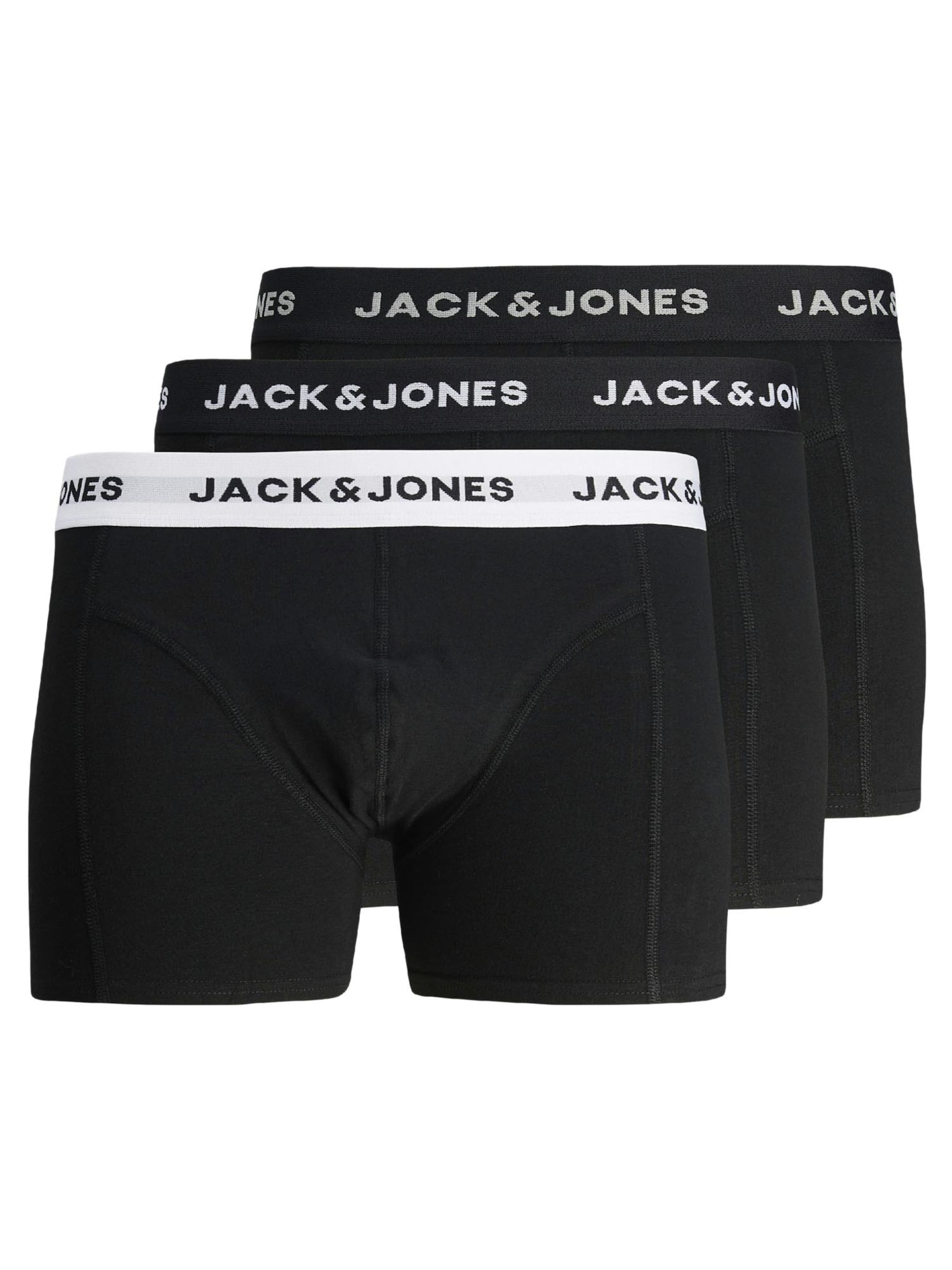 

JACK & JONES Боксеры 'Solid' в черном цвете