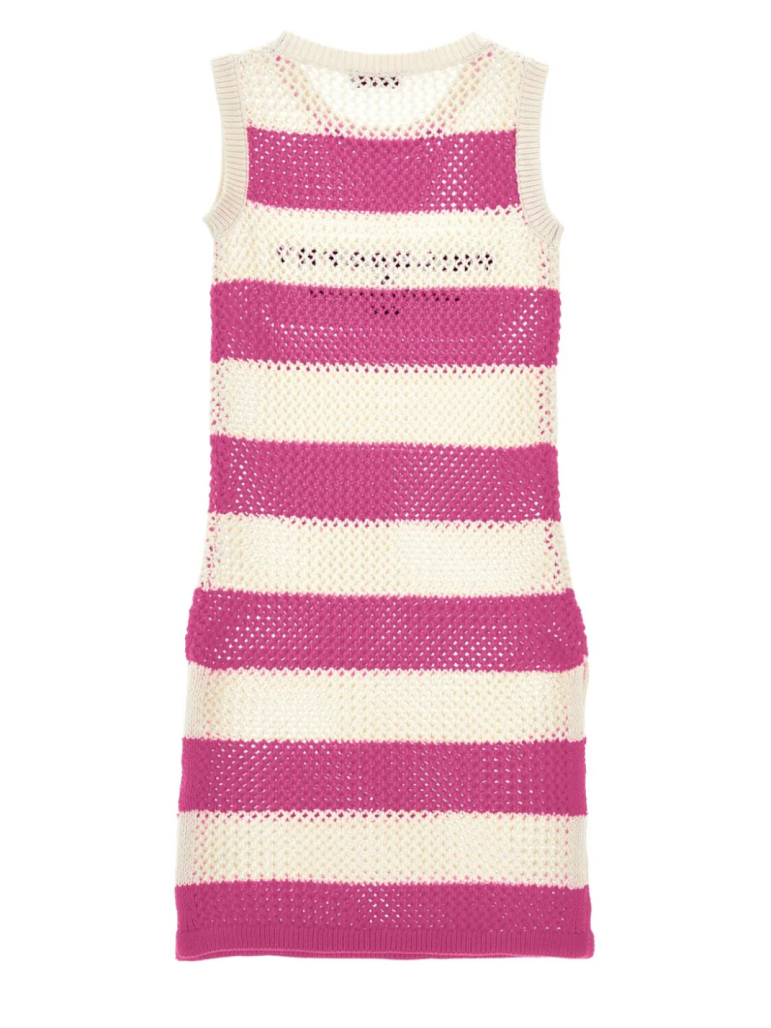 Philosophy Di Lorenzo Serafini Kids трикотажное платье в полоску, розовый — фото 2