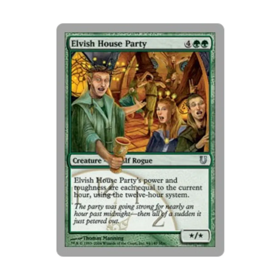 

CCG Эльфийская домашняя вечеринка (U), MTG - Unhinged