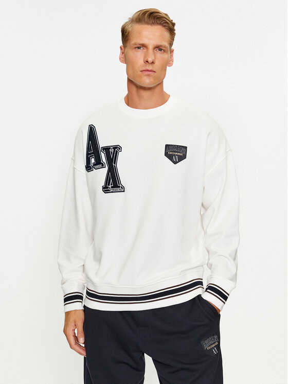 

Толстовка обычного кроя Armani Exchange, белый