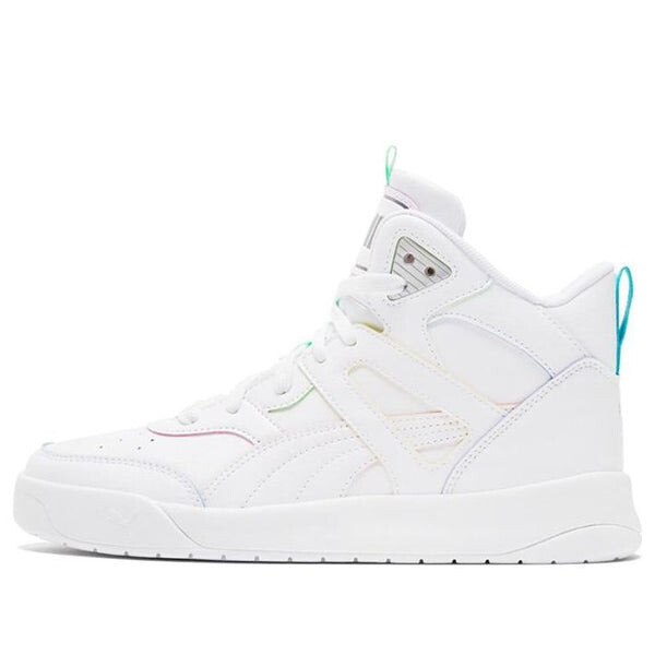 

Кроссовки backcourt mid rainbow splicing casual shoes white Puma, белый