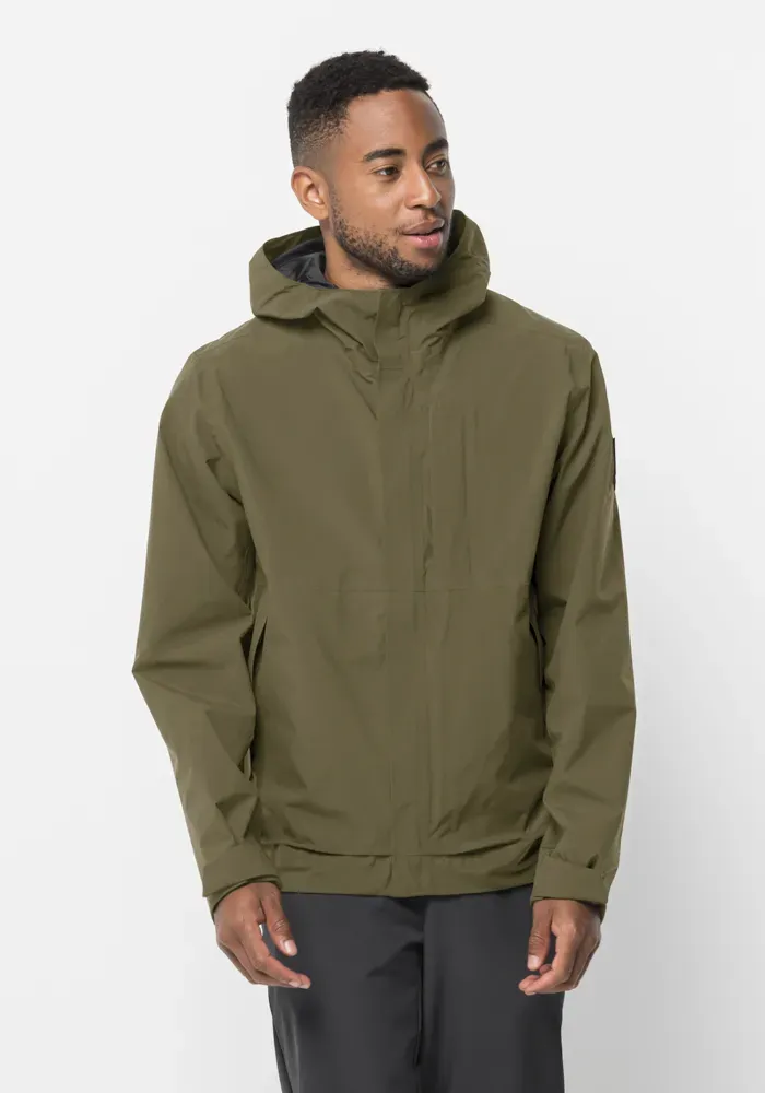

Функциональная куртка Jack Wolfskin "MAINKAI JKT M", с капюшоном, оливковый