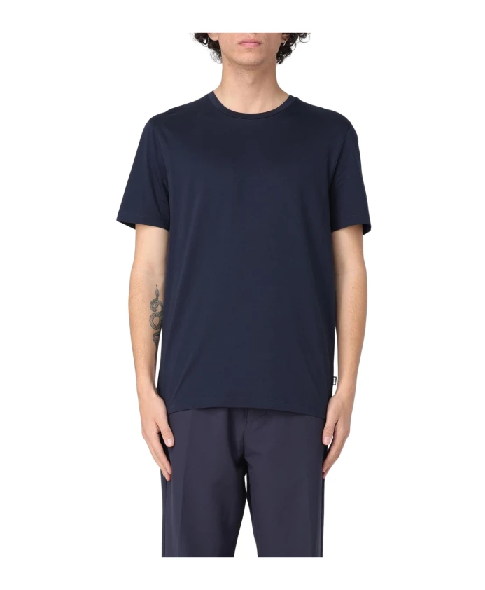 

Футболка с короткими рукавами и круглым вырезом Hugo, синий