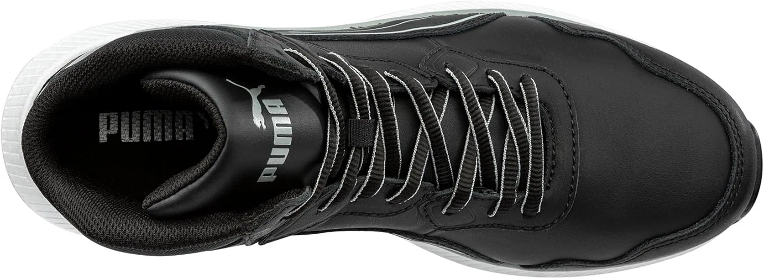 Мужские защитные кроссовки PUMA Zoom MID S3S ESD, защитный носок, противоскользящая подошва, легкие, Black — фото 3